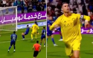 Ronaldo có "hành động lạ” khi ghi bàn sau "nổi loạn"