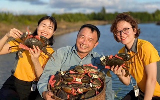 Cua gạch Cà Mau có giá 1,3 triệu đồng/kg