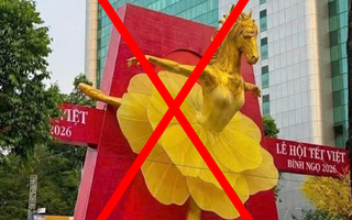 Linh vật ngựa ở TPHCM bị “mặc váy” bằng AI, chủ tài khoản Facebook lãnh phạt