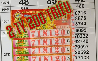 Xổ số miền Nam: Đại lý đang “truy tìm” người trúng độc đắc 42 tờ vé số
