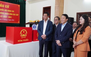 Đại tướng Lương Tam Quang kiểm tra công tác chuẩn bị bầu cử tại Đà Nẵng