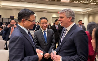 Quyền Bộ trưởng Bộ Công Thương trao đổi với Giám đốc cơ quan Thương mại quốc tế Mỹ