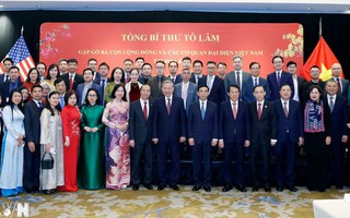 Tổng Bí thư Tô Lâm gặp gỡ bà con cộng đồng và các cơ quan đại diện Việt Nam tại Mỹ