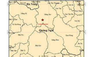 Ngày mùng 5 Tết, tỉnh Quảng Ngãi xảy ra liên tiếp 6 trận động đất