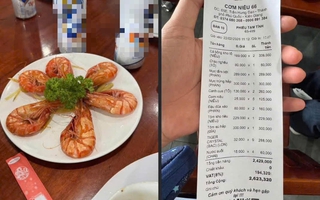 Mạng xã hội tranh luận về dĩa tôm 300.000 đồng ở Phú Quốc dịp Tết