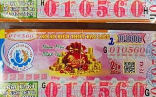 Xổ số miền Nam: Một đại lý liên tục bán trúng độc đắc đài Bạc Liêu