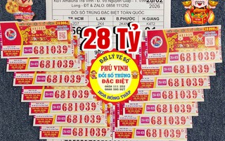 Xổ số miền Nam: Sáng 1-3, lộ diện khách hàng trúng độc đắc 18 vé Bình Phước và Long An