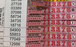 Xổ số miền Nam: Sáng 3-2, hai dãy số độc đắc đã tìm ra người trúng giải