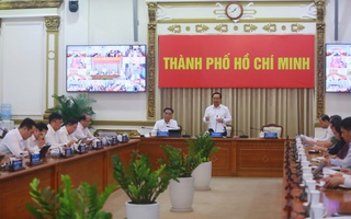 Chủ tịch UBND TPHCM chủ trì hội nghị bàn về 2 vấn đề lớn