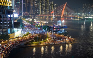 NHỮNG ĐIỂM ĐẾN VANG BÓNG MỘT THỜI: Bến Bạch Đằng chuyển mình sáng rực