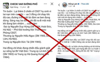 Cục CSGT lên tiếng về thông tin "3 chiến sĩ CSGT hy sinh trên cao tốc"