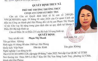 Truy nã "bà trùm" cho vay nặng lãi hàng trăm tỉ đồng