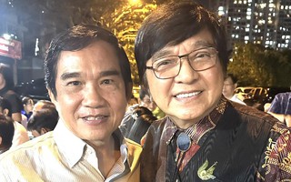 Nghệ sĩ "Vầng trăng cổ nhạc" vui mừng gặp lại nhạc sĩ Kiều Tấn