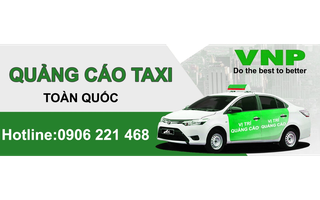 VNP MEDIA triển khai dịch vụ dán quảng cáo trên taxi công nghệ