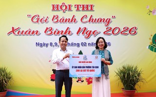 Rộn ràng hội thi gói bánh chưng lan tỏa nghĩa tình Xuân Bính Ngọ