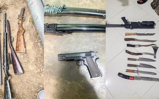 Đường dây ma túy ở Khánh Hòa, Lâm Đồng bị đánh sập, lộ kho vũ khí chôn sau nhà