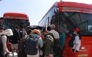 Cao điểm cận Tết, Bến xe Miền Đông mới tăng cường 100 xe mỗi ngày
