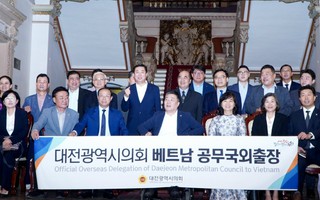 Lãnh đạo TP HCM tiếp đoàn công tác TP Daejeon - Hàn Quốc