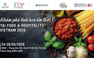 Hương vị Ý đặc sắc tại Triển lãm Food & Hospitality Vietnam 2026