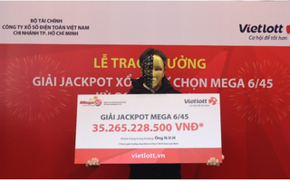 Mua vé số Vielott theo ngày sinh cháu nội, một người ở TP HCM trúng hơn 35,2 tỉ đồng