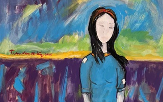 Họa sĩ Trần Văn Mãng giới thiệu "Vọng" tại TP HCM