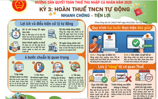 Thuế TPHCM hướng dẫn người dân cách hoàn thuế thu nhập cá nhân trong vòng 3 ngày