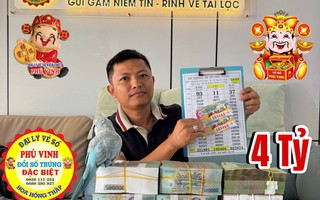 Xổ số miền Nam: Đại lý tìm người trúng độc đắc 14 tờ vé số