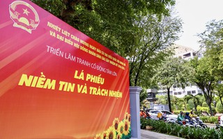 Cử tri TPHCM hân hoan đi bầu cử