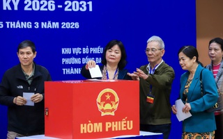 Phường có hơn 6 vạn cử tri vận hành thử quy trình bỏ phiếu bầu cử