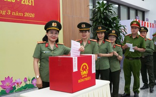 Tổ bầu cử số 21 ở Huế đã hoàn thành bầu cử