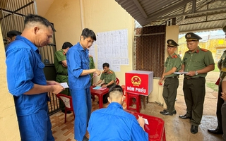 Hơn 500 người đang bị tạm giữ, tạm giam thực hiện quyền bầu cử