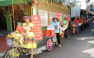 TP Cần Thơ rực rỡ cờ, hoa trước ngày bầu cử