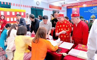 Nhiều tỉnh đã có hơn 99% cử tri đi bỏ phiếu bầu đại biểu Quốc hội và đại biểu HĐND các cấp