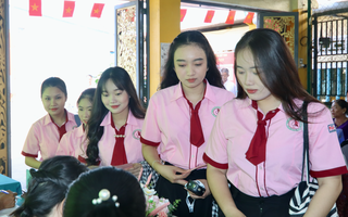 Rộn ràng ngày hội bầu cử trên xã đảo Thạnh An