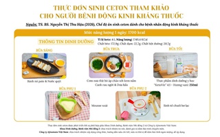 Chuẩn hóa chế độ ăn keto trong điều trị động kinh kháng thuốc