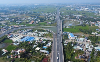 Cận cảnh công trường thi công tuyến đường Vành đai 3-TPHCM qua Tây Ninh