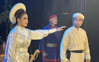 NSND Hồ Ngọc Trinh đạo diễn vở cải lương kinh điển "Tiếng trống Mê Linh"