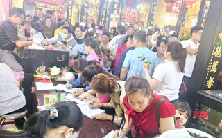 Công an lưu ý người dân khi đi qua các tuyến đường trong 2 ngày cao điểm tại Chùa Bà Bình Dương