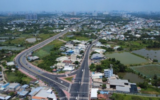 Hình ảnh dự án mở rộng Quốc lộ 50 tăng tốc về đích