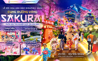 Ngắm sakura tại Lễ hội Hoa Anh đào Gigamall 2026 quy mô bậc nhất TPHCM - mở cửa miễn phí suốt 6 tuần