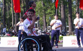 Khoảnh khắc hấp dẫn ở Ngày chạy Olympic vì sức khỏe toàn dân