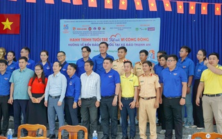 Hành trình tuổi trẻ lan tỏa an sinh đến xã đảo Thạnh An