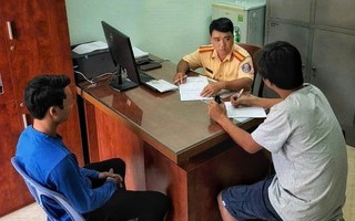 Hai tài xế đánh nhau ở phường Chợ Lớn đã đến trụ sở công an