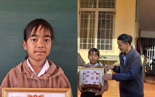 Hành động đẹp của nữ học sinh lớp 6 ở Gia Lai