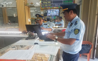 9 doanh nghiệp kinh doanh vàng bị xử phạt gần 580 triệu đồng