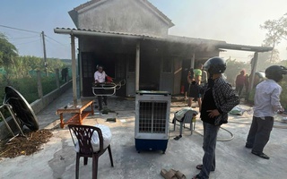 Cháy nhà ở Huế, người đàn ông bị tai biến nằm liệt giường tử vong