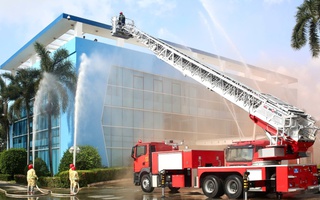 VWS diễn tập PCCC - CNCH quy mô lớn tại Khu liên hợp Đa Phước