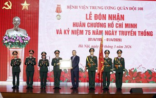 Tổng Bí thư Tô Lâm trao Huân chương Hồ Chí Minh tặng Bệnh viện Trung ương Quân đội 108