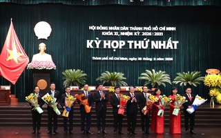 Lãnh đạo chủ chốt HĐND TPHCM khóa mới ra mắt