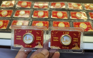 Cuối ngày 31-3, giá vàng nhẫn trơn giảm nhanh